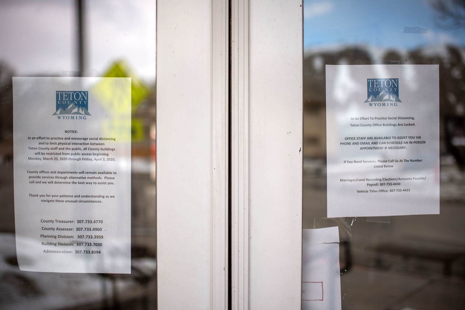 County building closures